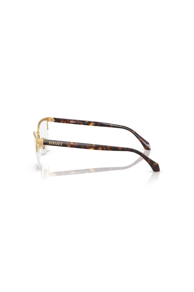 52mm Cat Eye optical glasses, Alternate, color, Gold