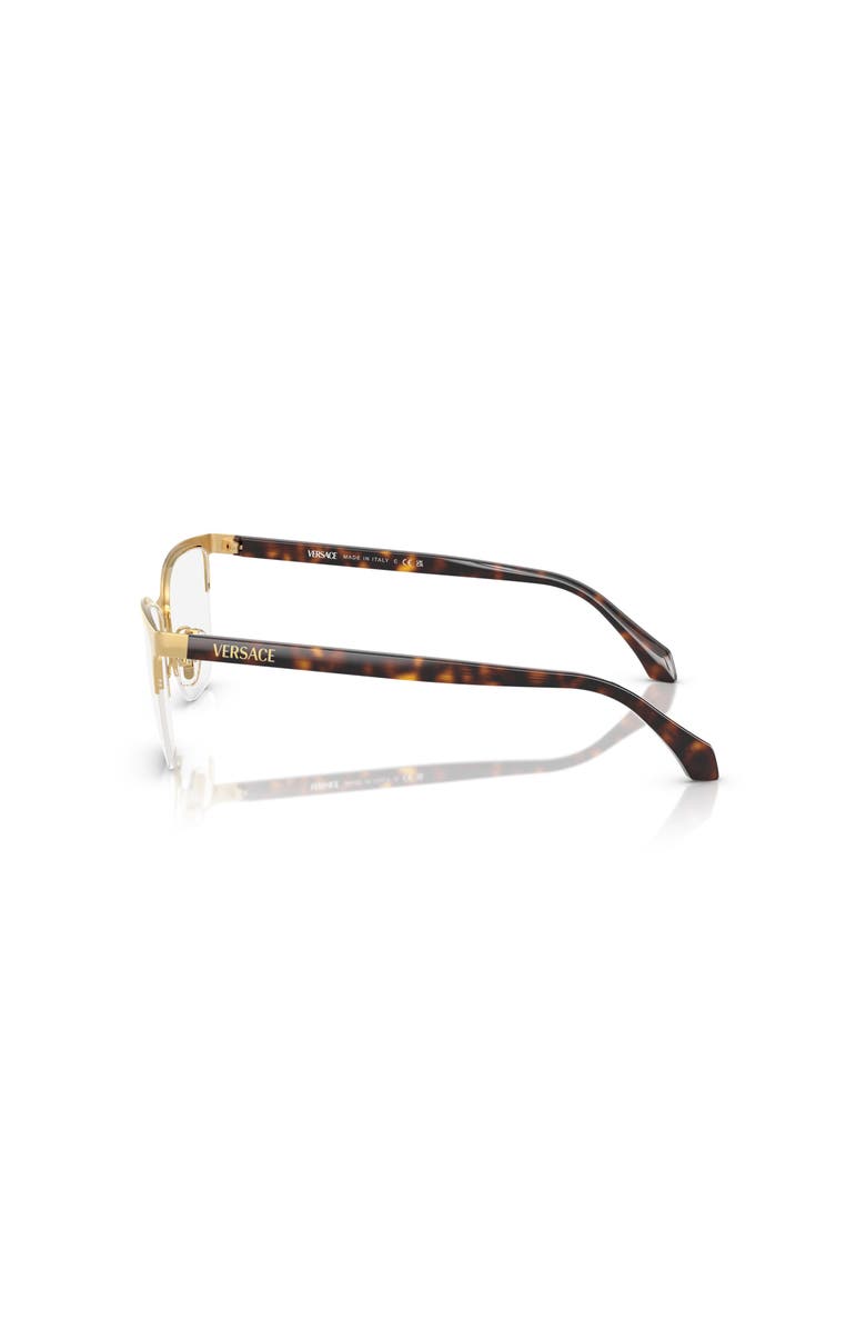 Versace 52mm Cat Eye optical glasses, Alternate, color, Gold