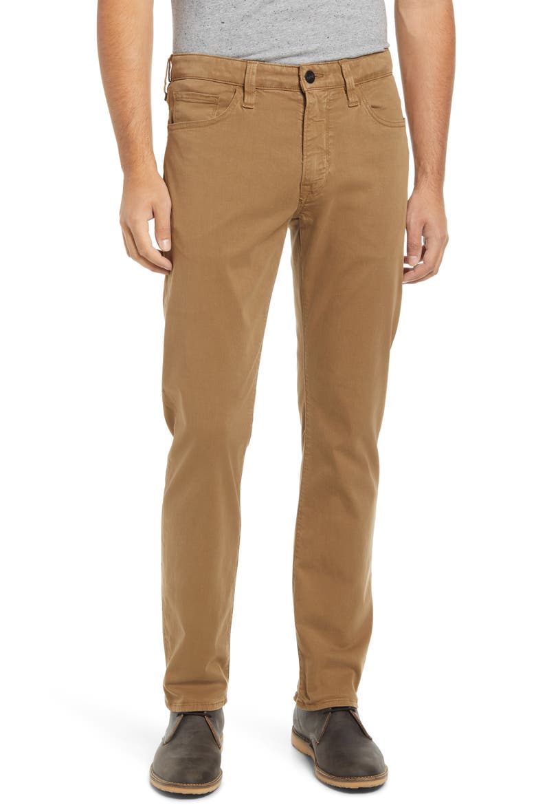 Courage Straight Leg Twill Pants, Main, color, TOBACCO TWILL