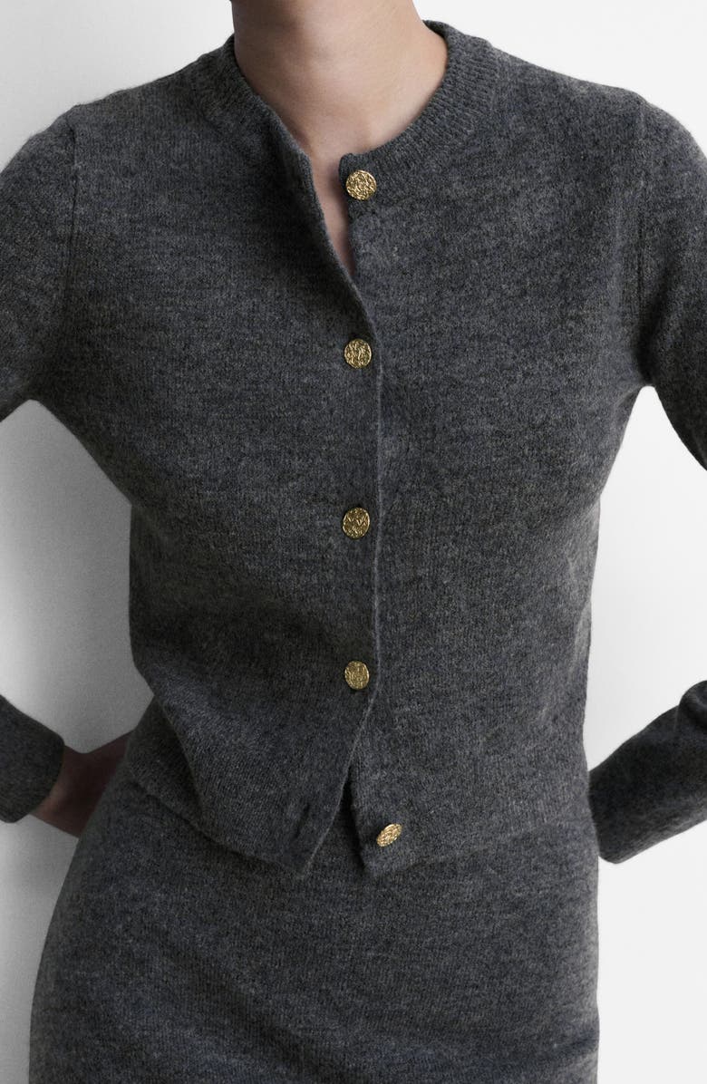 MANGO Eliote Crop Cardigan, Alternate, color,