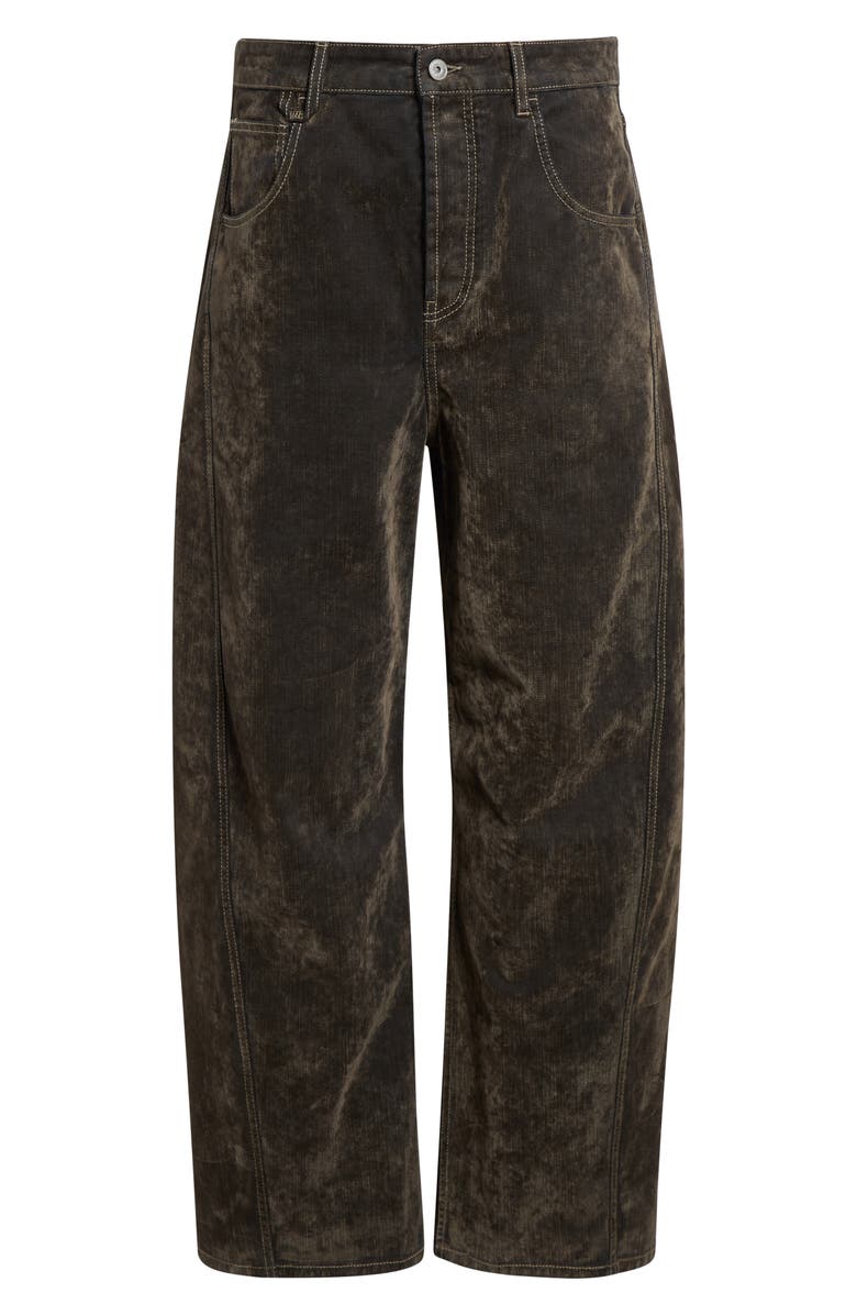Jacquemus Le De-Nimes Mirada Jeans, Main, color, Khaki