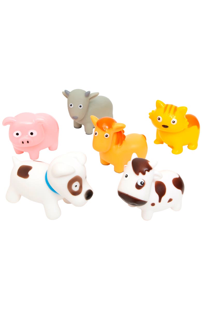 Boley Bath Toy Bucket Farm Animals 12Pc Playset, Alternate, color, 