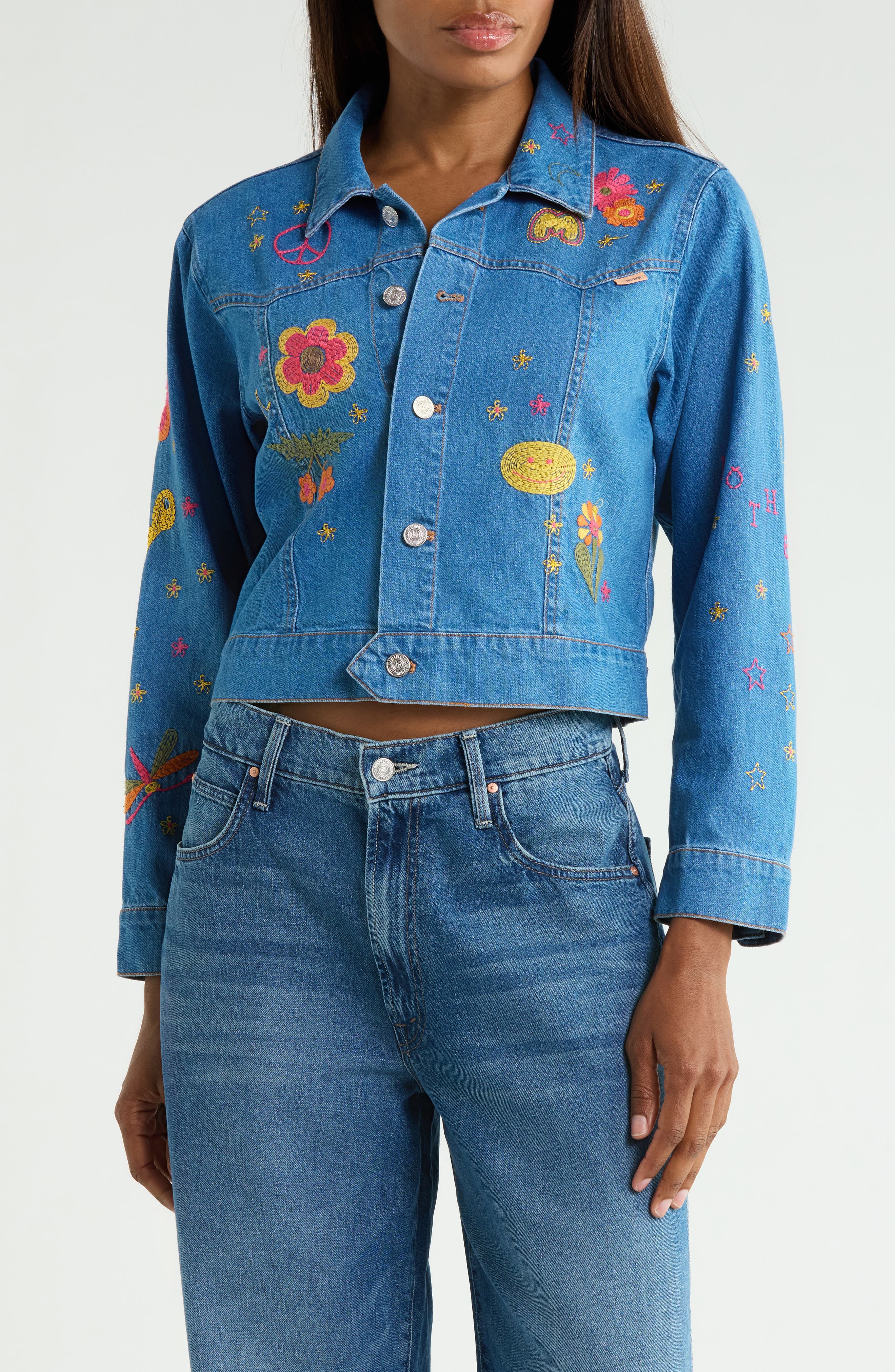 The Heyday Cropped Embroidered Jacket