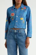 MOTHER The Heyday Cropped Embroidered Jacket