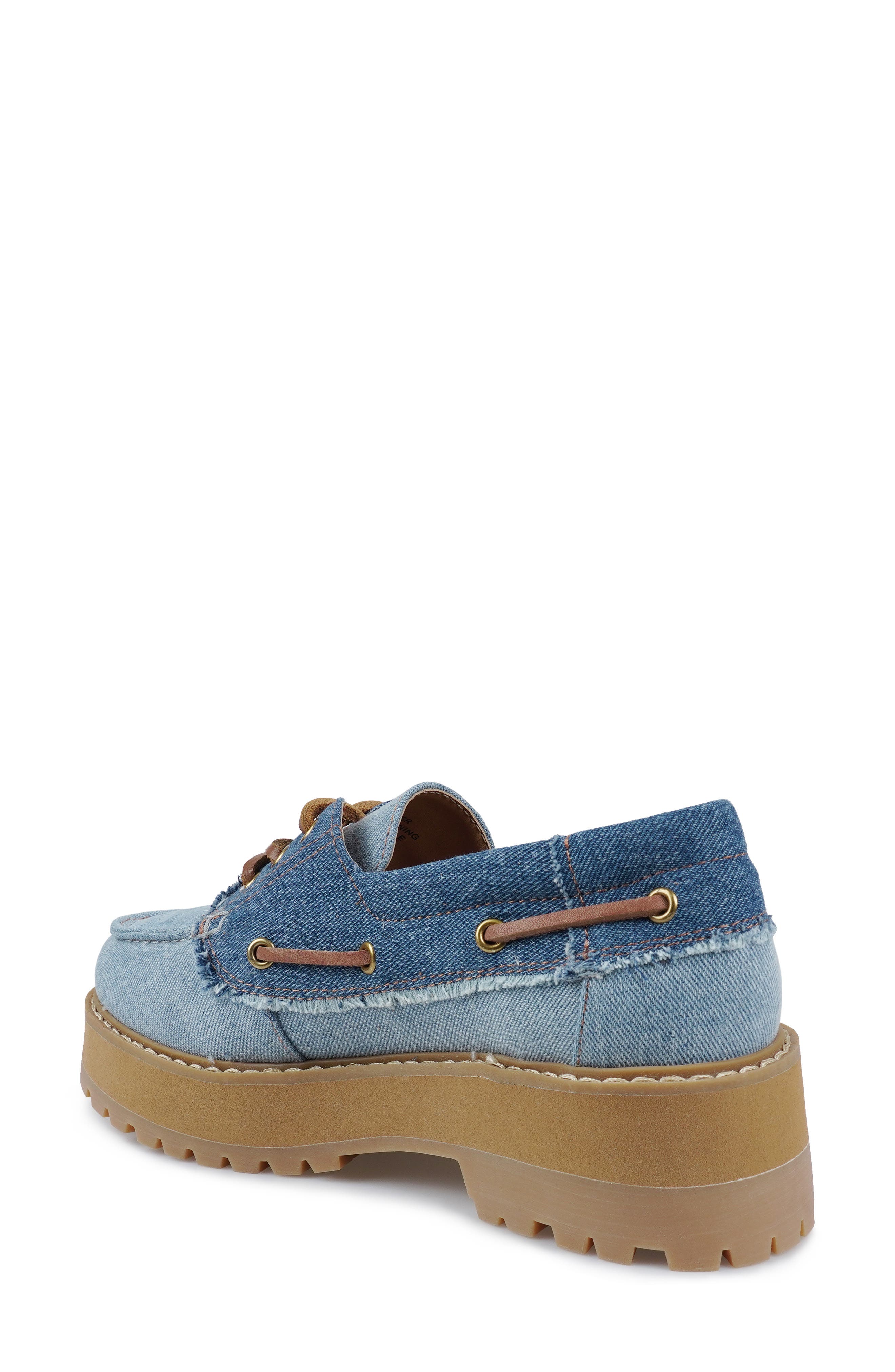 Biz Platform Loafer, Alternate, color, BLUE