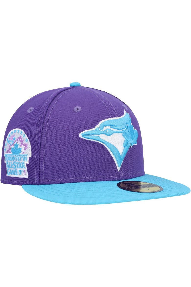 Men's New Era Purple Toronto Blue Jays Vice 59FIFTY Fitted Hat, Main, color, Purple