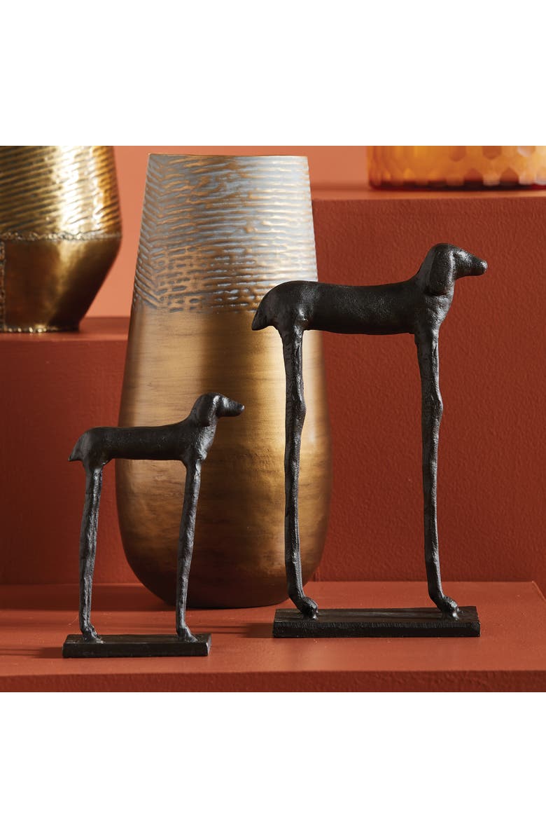 Napa Home & Garden Two Hounds Set of 2, Alternate, color, Black