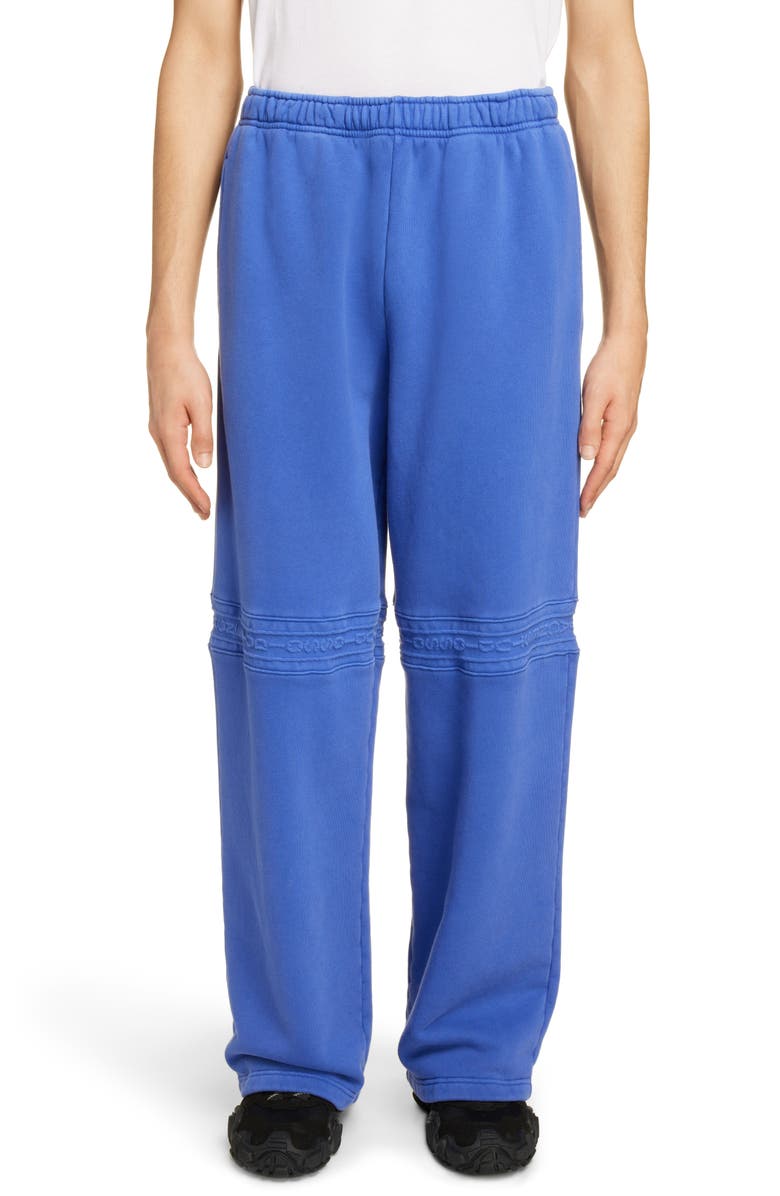 Acne Studios Farmy Chain Embossed Graphic Sweatpants, Main, color,