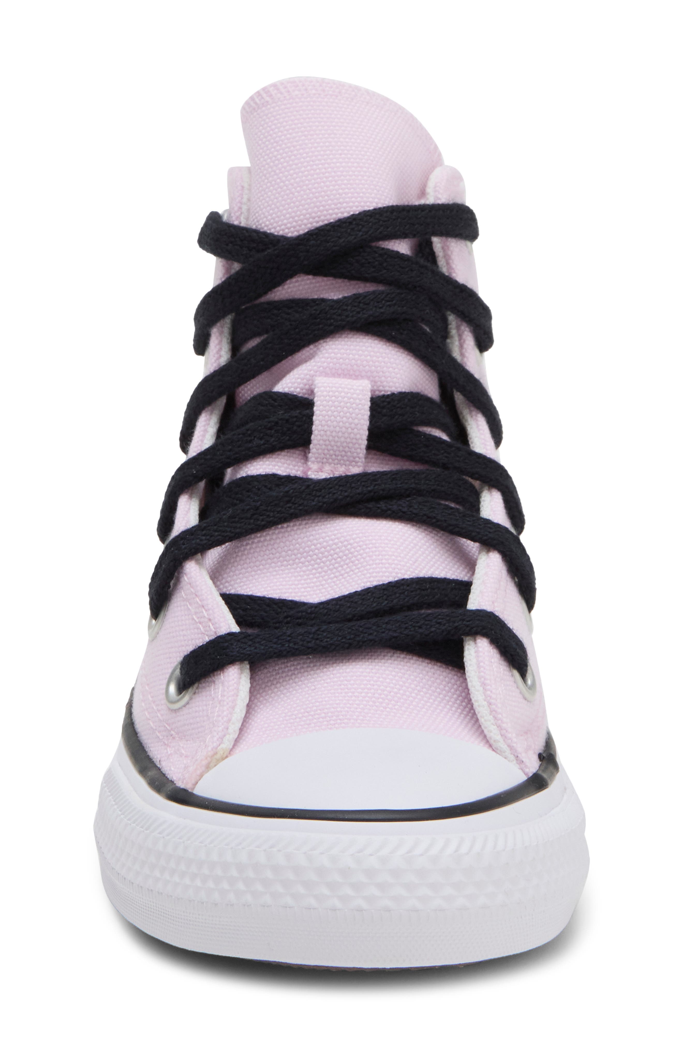 Kids' My Melody & Kuromi x Chuck Taylor All Star High Top Sneaker, Alternate, color, BLACK/ PINK/ BROWN