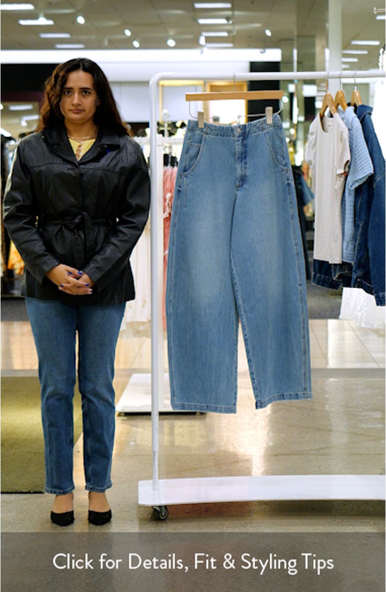 Lottie High Waist Wide Leg Jeans, sales video thumbnail