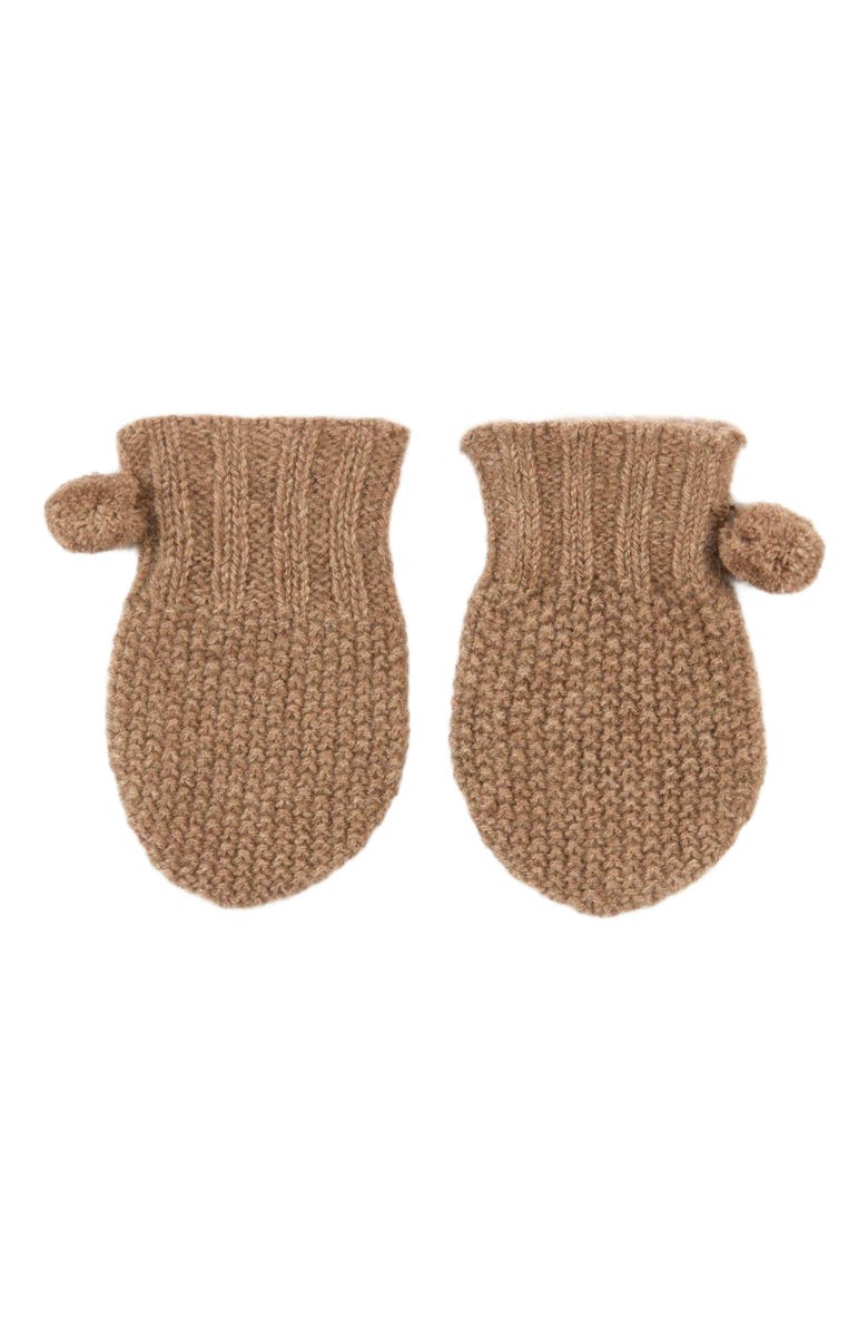 GOBI Mongolian Cashmere Organic Color Cashmere Baby Set, Alternate, color, Taupe
