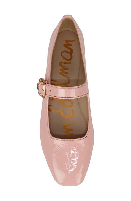 Sam Edelman Michaela Mary Jane Flat In Pink Rosette