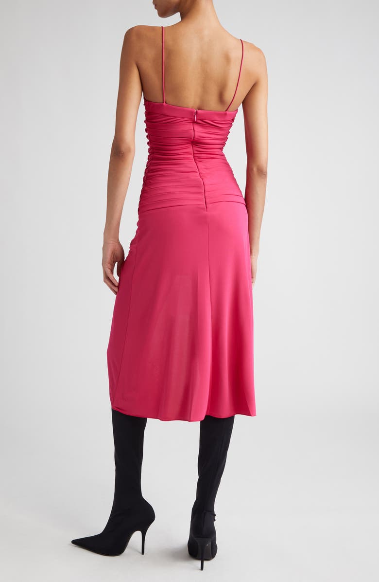 open lace back dress Dion Lee Corrugated Pleat Mini Dress – Des Kohan main image 1