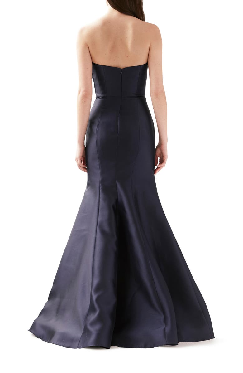 ML Monique Lhuillier Strapless Mermaid Evening Gown, Alternate, color, 