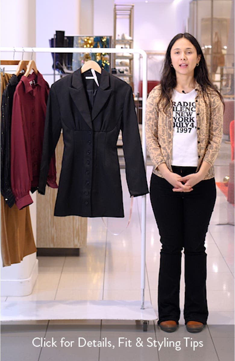 Georgia Mini Jacket Dress, sales video thumbnail