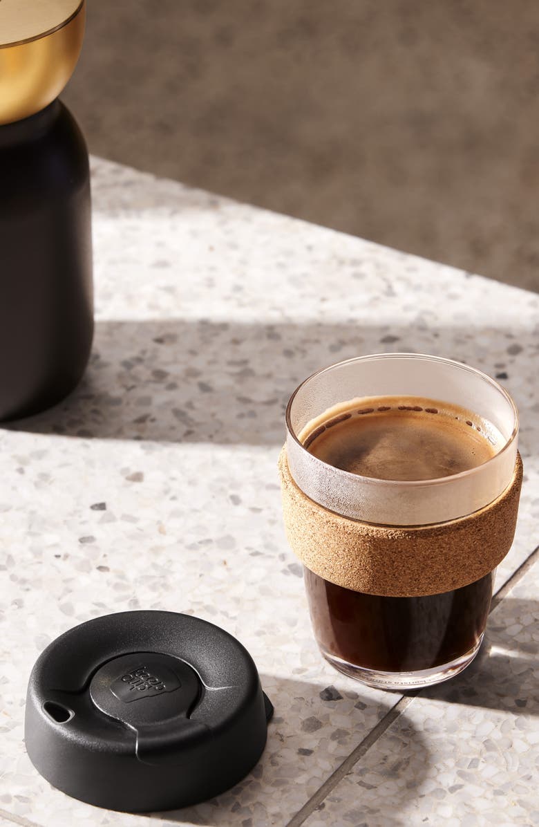 KEEPCUP Brew Cork Reusable Coffee Cup, Alternate, color, Black