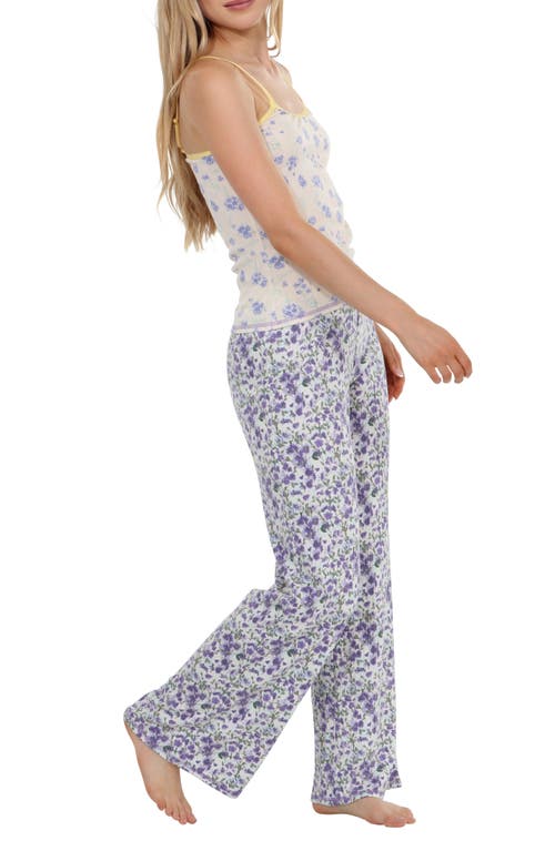 Honeydew Cuddle Crew Floral Pajamas In Renewal Mix Floral