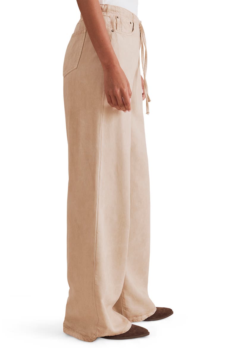 Lounge Denim Pants, Alternate, color, WHEAT BEIGE