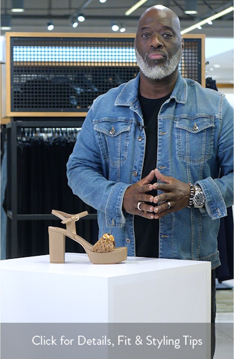 Cabell Ankle Strap Platform Sandal, sales video thumbnail