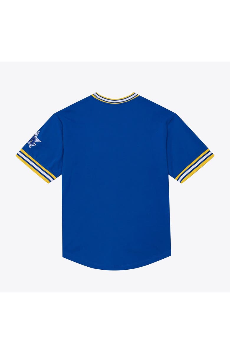 Mitchell & Ness Men's Mitchell & Ness  Royal Seattle Mariners Wild Pitch Ringer T-Shirt, Alternate, color, Royal