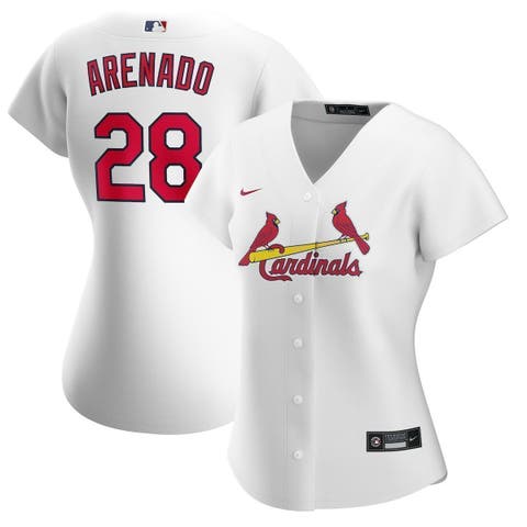 Women's Nike Nolan Arenado White St. Louis Cardinals Home Official Replica Player Jersey
