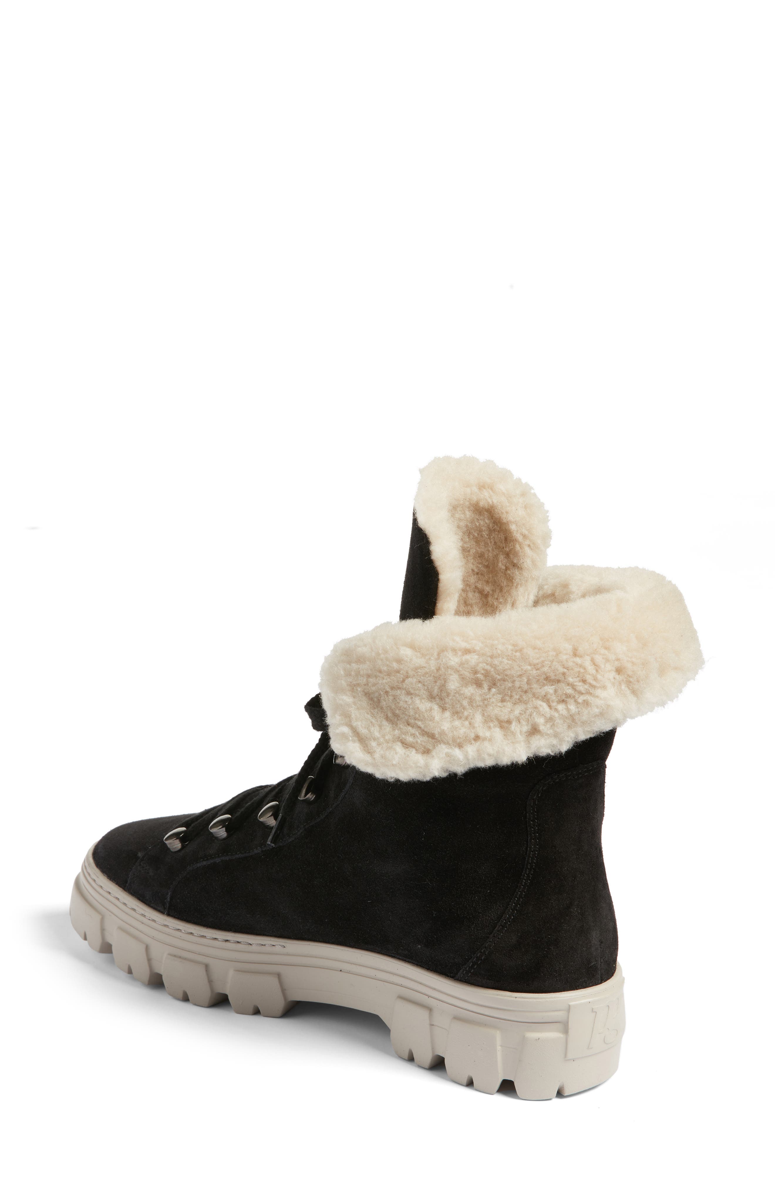 Paul Green Karla Lace-Up Wool Bootie, Alternate, color, 