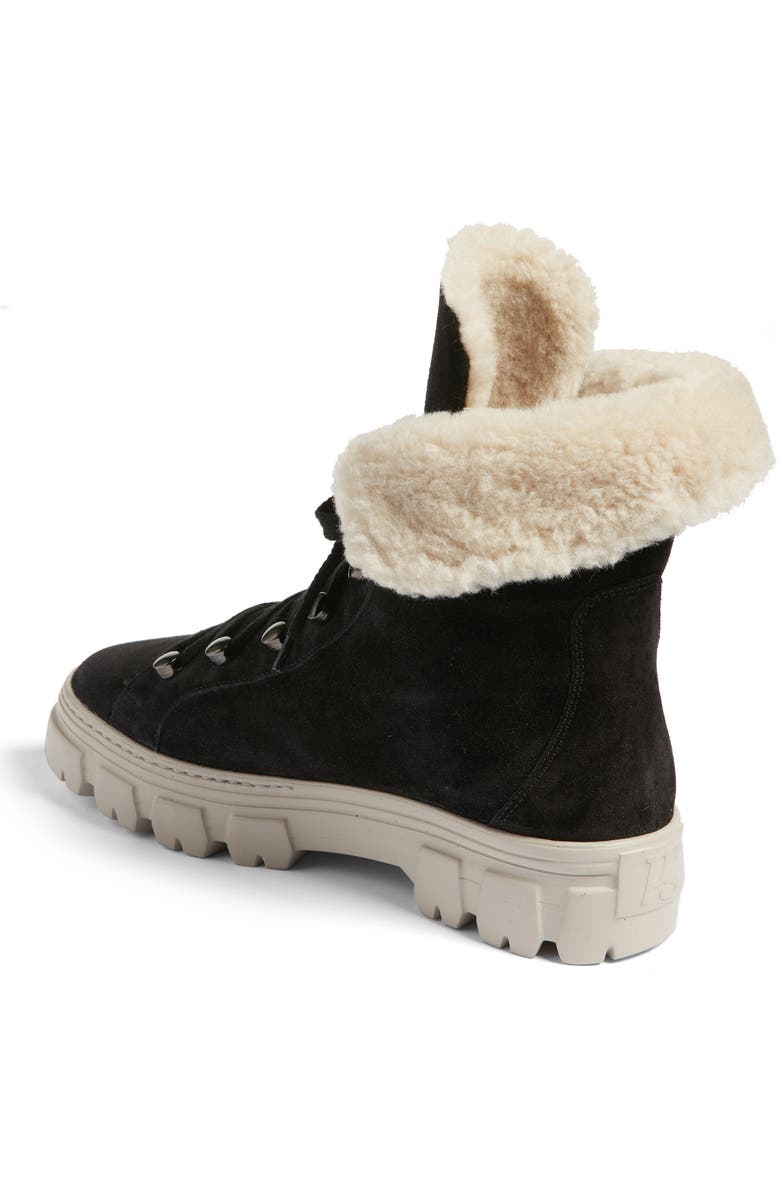 Paul Green Karla Lace-Up Wool Bootie, Alternate, color,