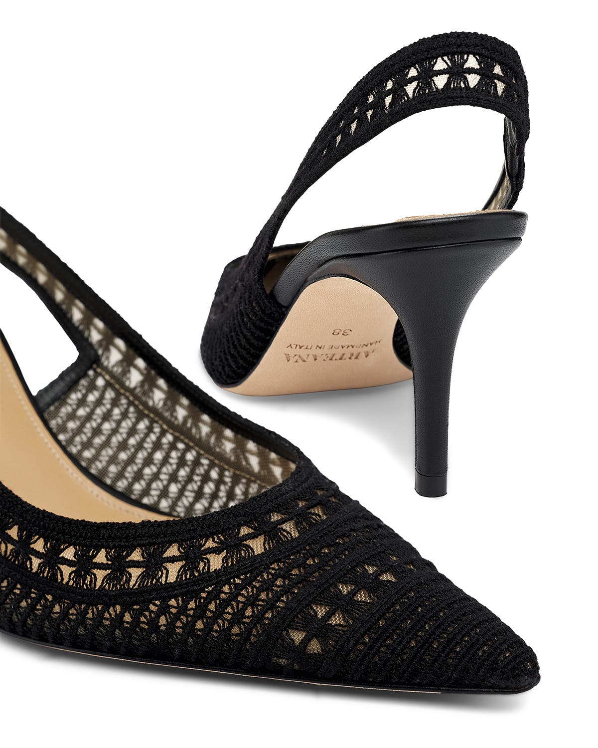 Trieste 75 Slingback Pump, Alternate, color, Black