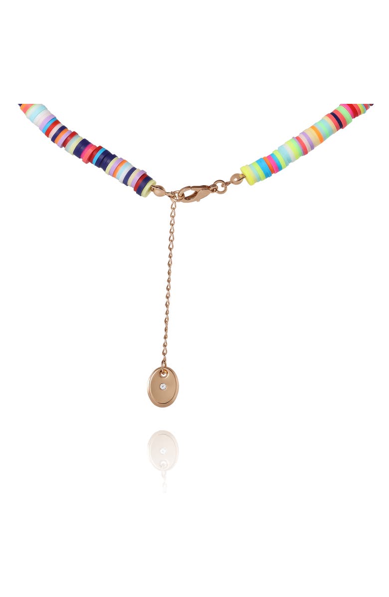 Juicy Couture Kids Kids Multicolor Beaded Necklace, Alternate, color, Pink, Rainbow