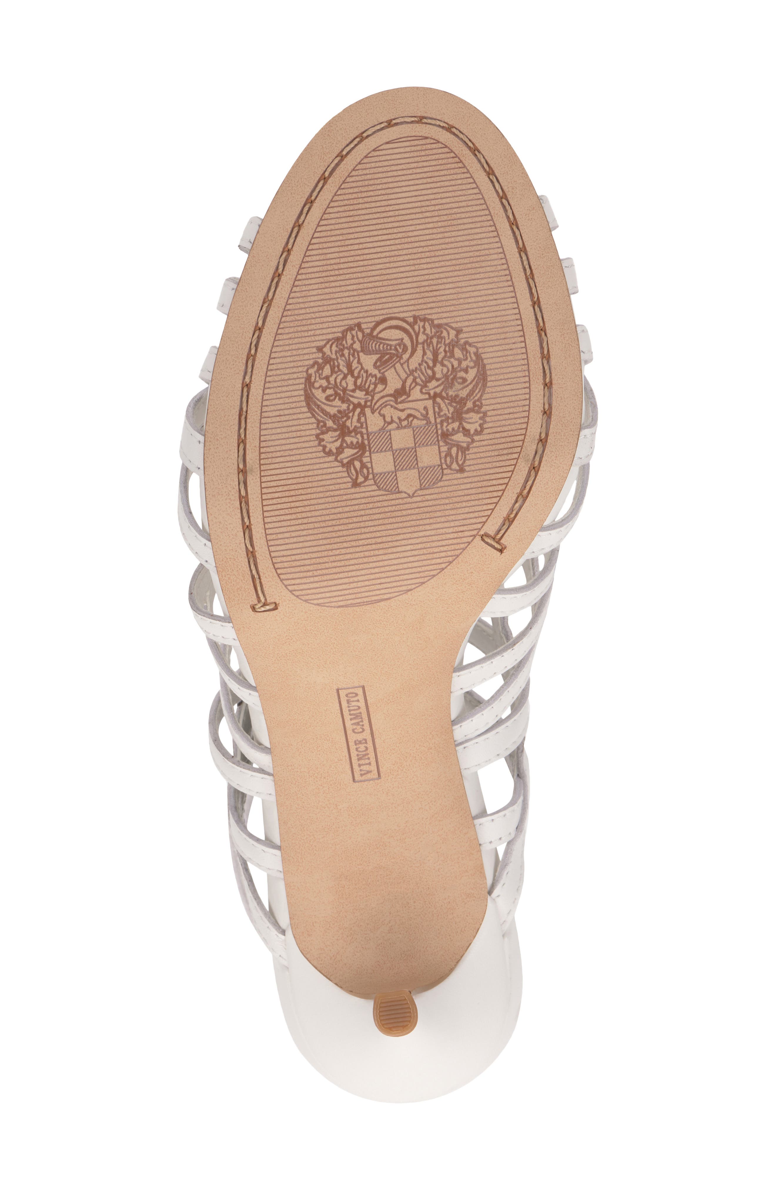 Vince Camuto Tilly Ankle Wrap Sandal, Alternate, color, Bianco