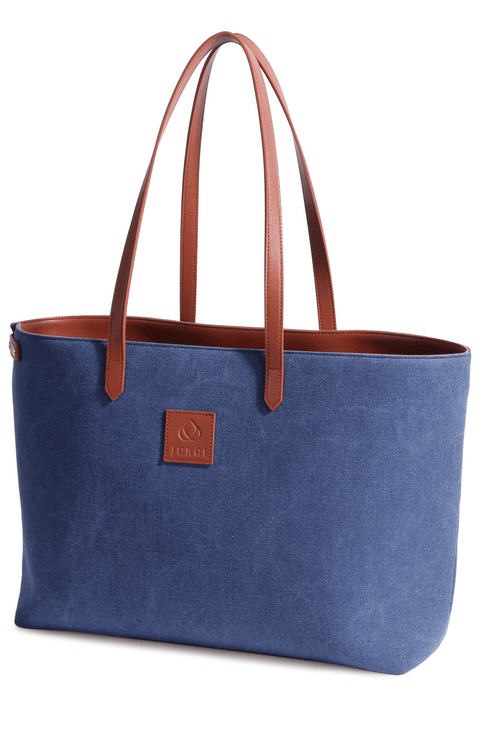 Tennis Racket Canvas and Leather Tote