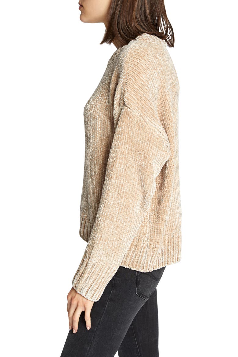 CHENILLE PULLOVER, Alternate, color, CHAMPAGNE