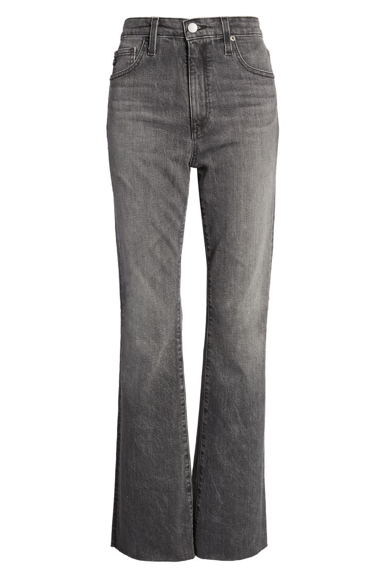 Alexxis High Waist Bootcut Jeans, Alternate, color, TARMAC