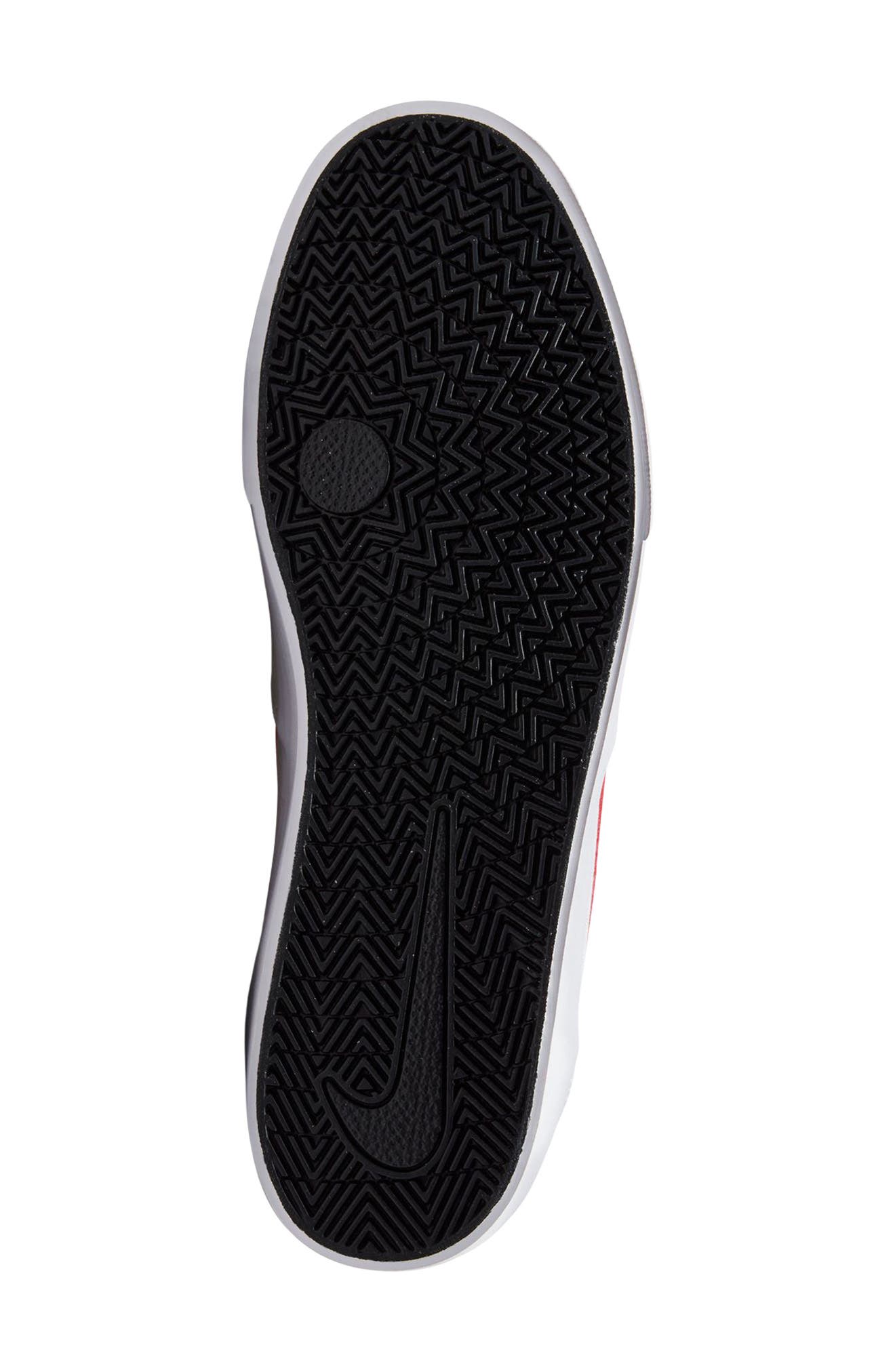 Charge Skate Sneaker, Alternate, color, WHITE/ UNIVERSITY RED