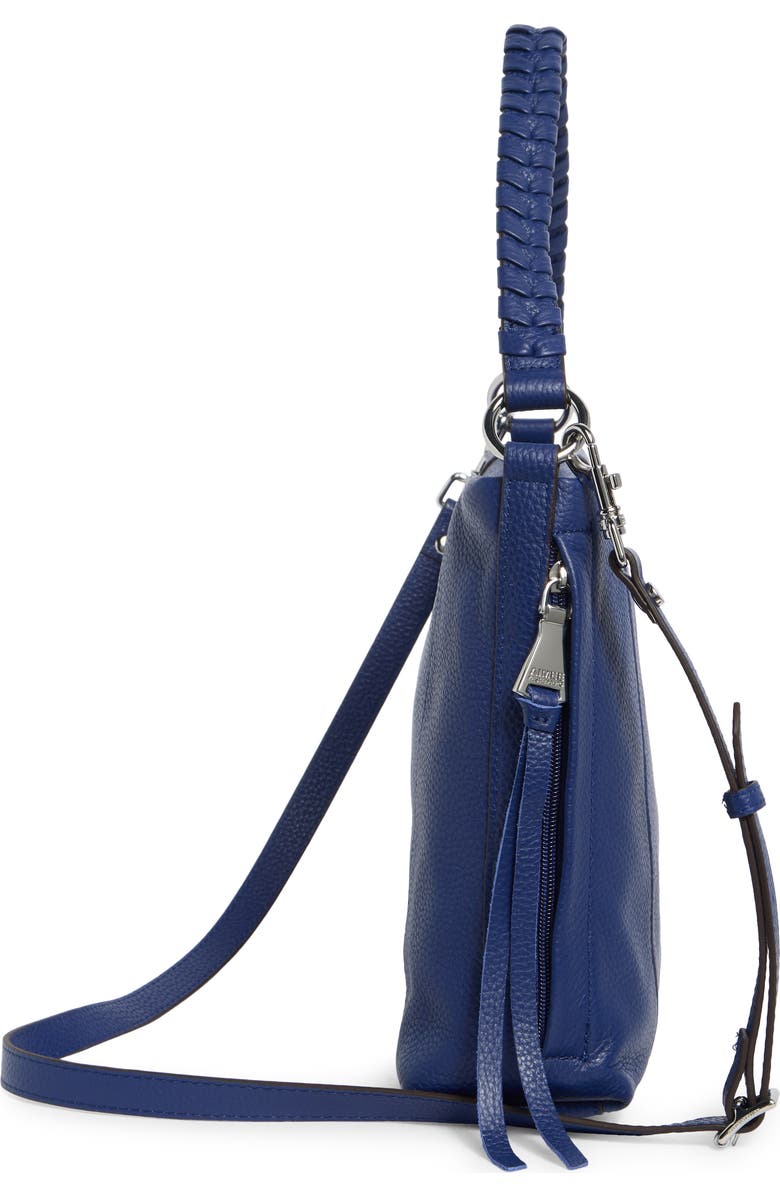 AIMEE Laila Convertible Leather Shoulder Bag, Alternate, color, Midnight Blue