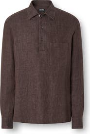 ZEGNA Oasi Lino Polo Shirt