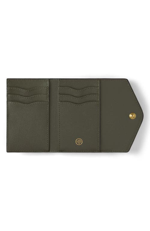 Mulberry Folded Multi-card Wallet Juniper Green In Black