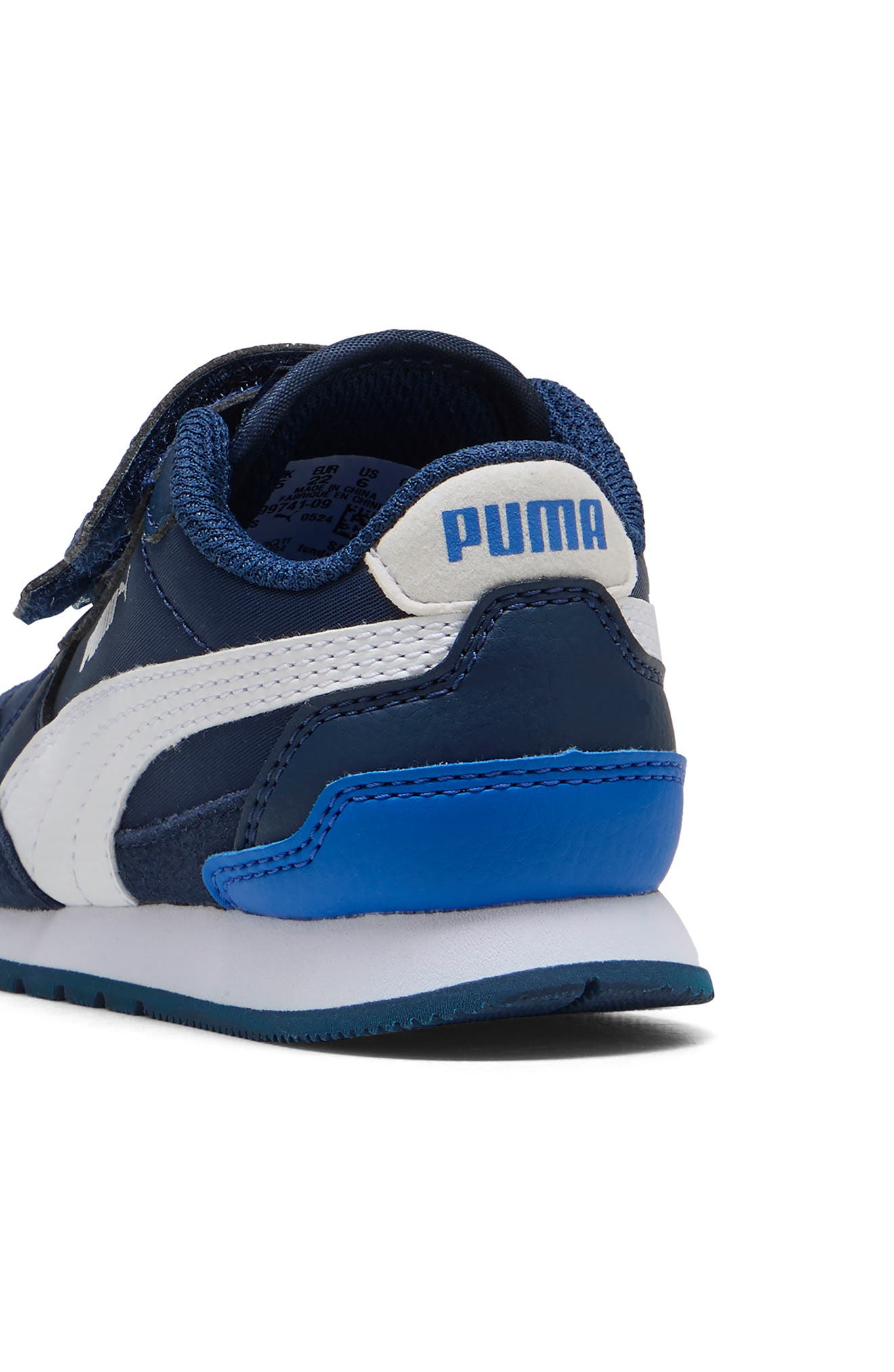 PUMA Kids' St Runner V4 Mesh Sneaker, Alternate, color, Persian Blue/ Puma White/ Blue