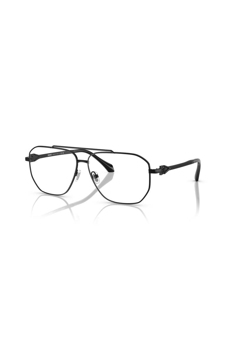 59mm Square optical glasses, Main, color, Black