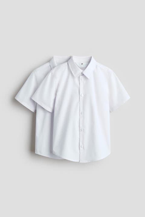 2-pack Easy-iron School Shirts