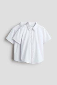 H&M 2-pack Easy-iron School Shirts