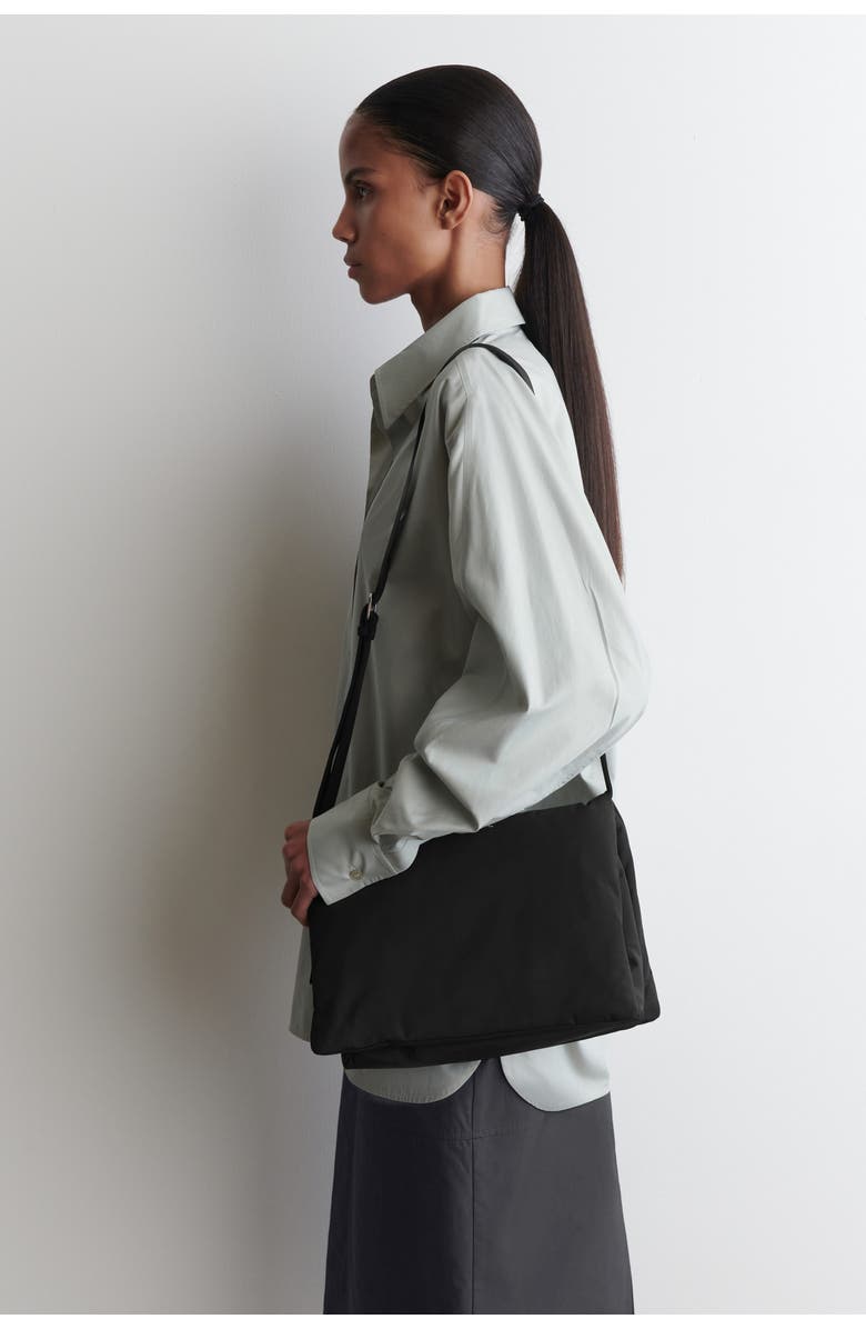 COS Trifold Padded Crossbody Bag, Main, color, Black
