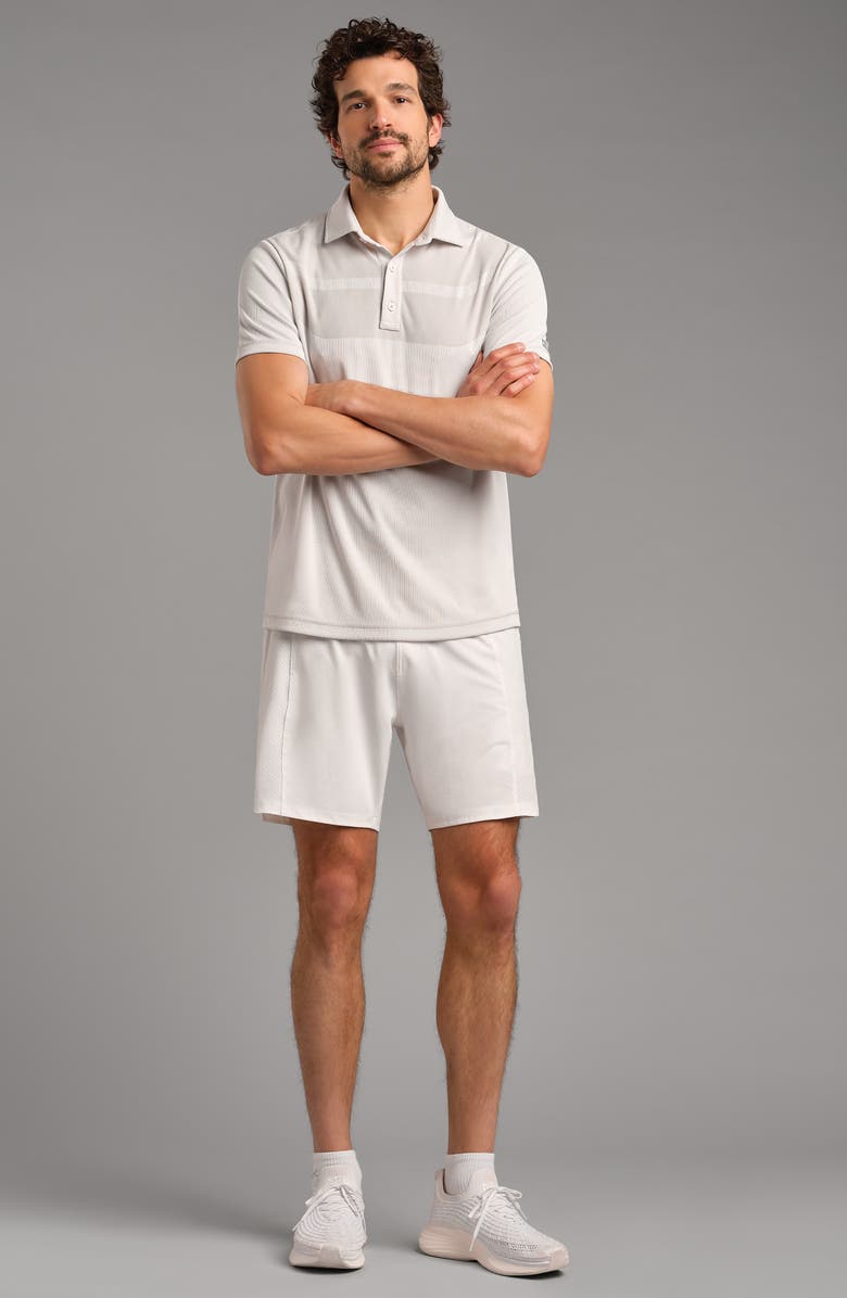 Rhone Backspin 7-Inch Lined Shorts, Alternate, color, Bright White