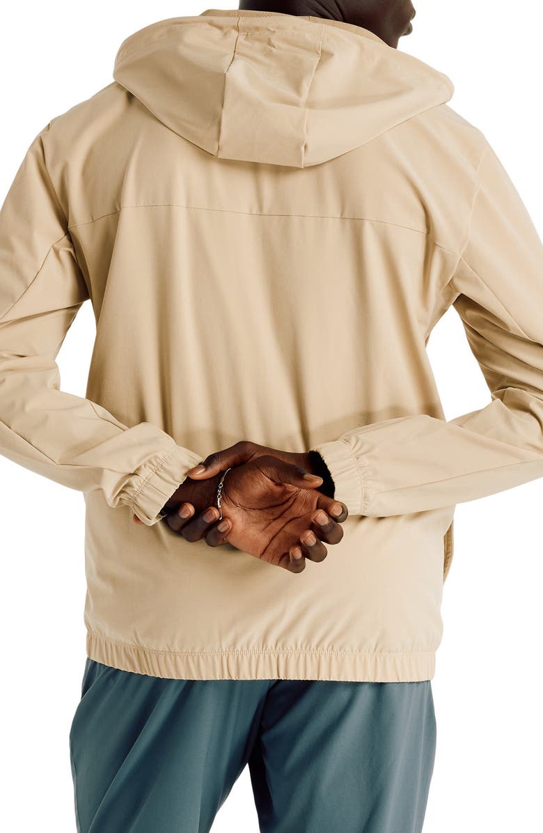 New Balance Hooded Cross Training Jacket, Alternate, color, Stoneware