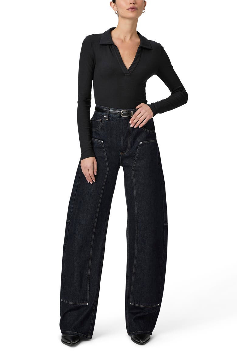 PAIGE Arellia Barrel Leg Jeans, Alternate, color,
