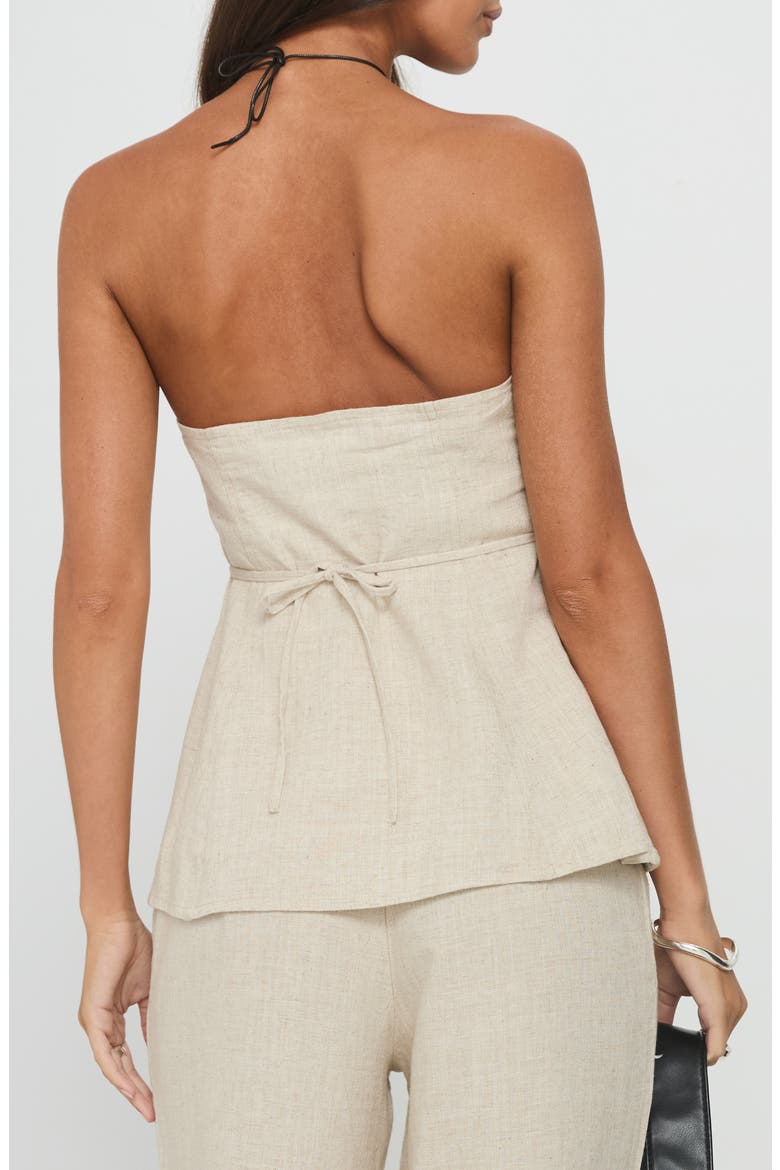 Esidora Strapless Top, Alternate, color, NATURAL
