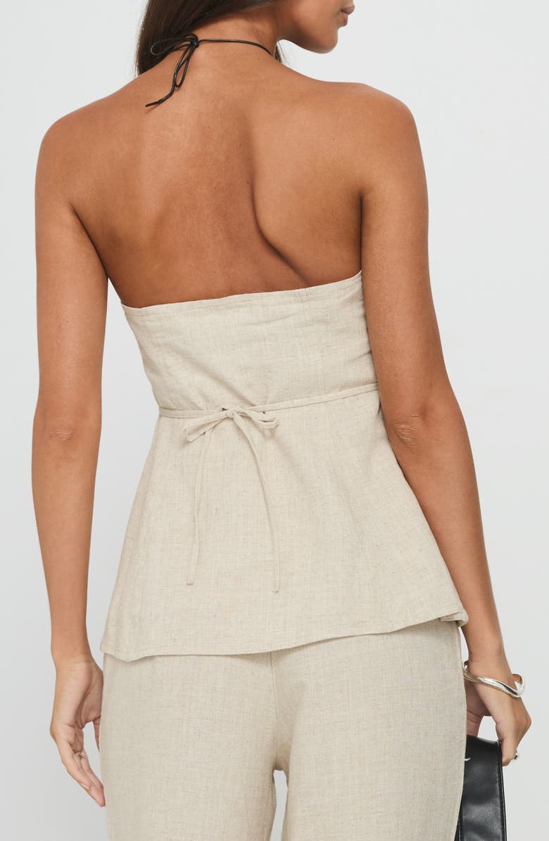 Princess Polly Esidora Strapless Top, Alternate, color, Natural