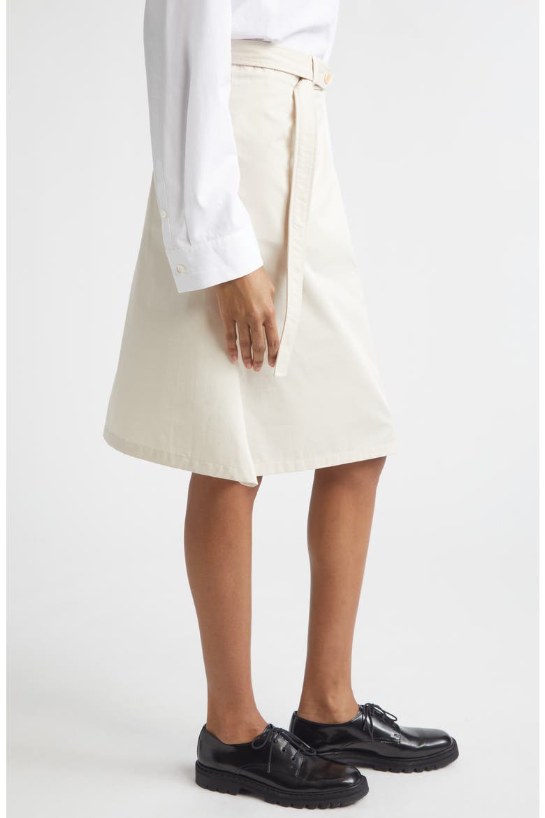 Cotton Utility Skirt, Alternate, color, IVORY