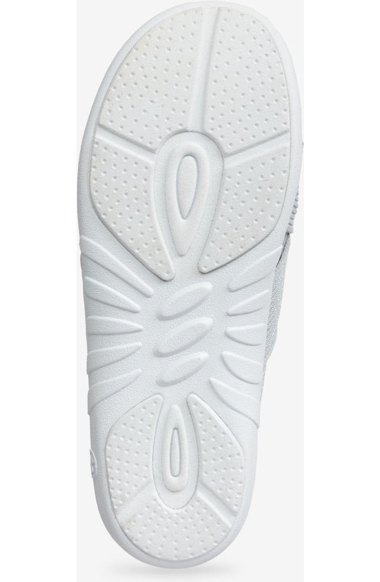 Comfortview The Gwyneth Arch Support Slip On Mule, Alternate, color, Silver Metallic