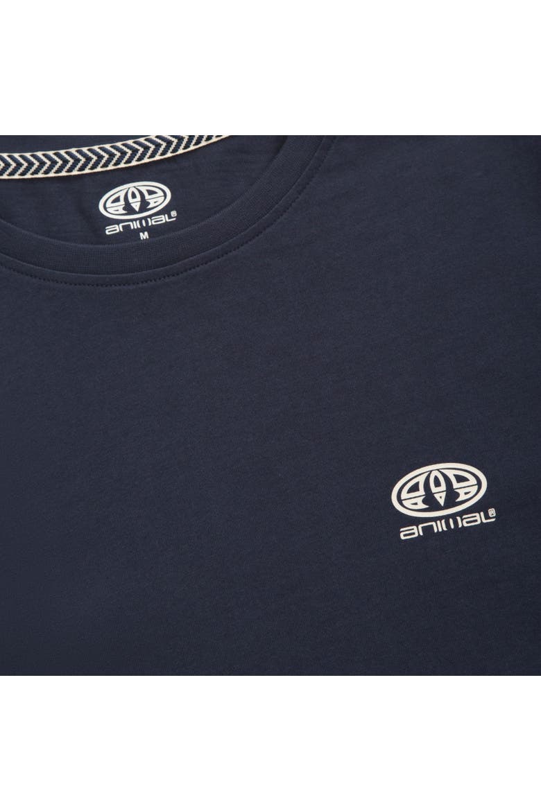 Tommy Graphic Print Natural Long-Sleeved T-Shirt, Alternate, color, Dark Blue